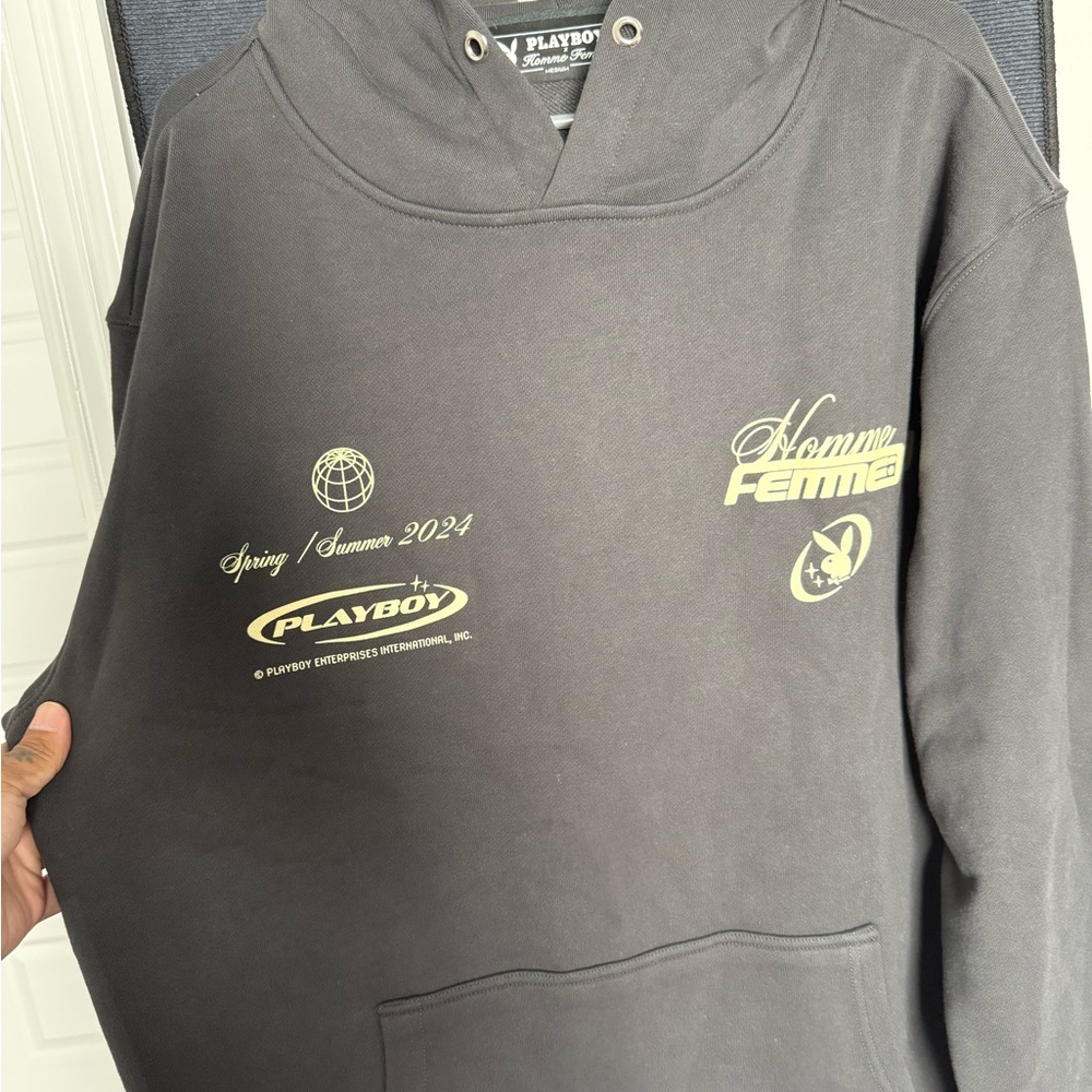Playboy X Homme Femme Black Hoodie